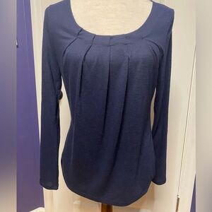 Banana Republic size small navy blue long sleeve top